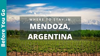 5 Best Places To STAY In Mendoza, Argentina (WHERE TO STAY & DRINK WINE EASILY)