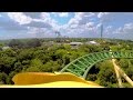 Cheetah Hunt front seat on-ride HD POV @60fps Busch Gardens Tampa