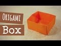 Origami Box (page 1). YouTube Gallerie Video Tutorials