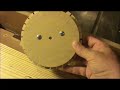 Making Wood Gears With a Table Saw