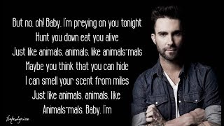 Maroon 5 - Animals (Lyrics) 🎵