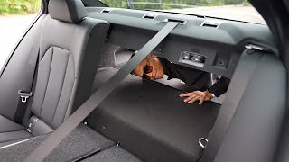 How to Put Down BMW Back Seats | More Trunk Space