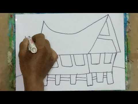 gambar rumah adat Sumatra utara