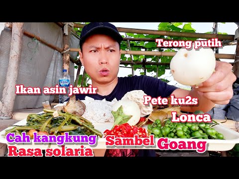 MUKBANG DITENGAH SAWAH SAMA PETE REBUS SAMBEL GOANG IKAN ASIN DIZAMIN LANGSUNG LUPA MAKANAN RESTORAN
