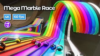Mega Marble Race | #marblerace #marbles #marblerun #blender #animation #60fps #p