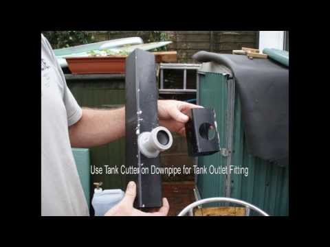 Save Money Rainwater Harvesting / Water Collection System + Mains Pressure Pump & First Flush DIY