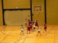 Sanne scoort voor Blauw Wit Meisje onder 14 tegen Giants in Bergen op Zoom op 13 december 2009