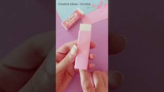 Make your simple Eraser Unique 😎⚡ | Homemade Eraser Decoration #shorts Creative 