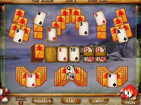 Video of game play for Mystery Solitaire: Secret Island