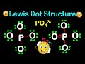 Lewis Dot Structure of Phosphate (PO4 3-) ........No More Confusion