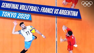 Mens Volleyball Semifinal - France Vs Argentina