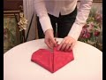 napkin folding heart