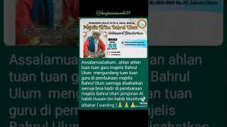 Majelis Bahrul Ulum Pimpinan Al Walid Habib Husein Bin Musthofa Al Bahar Wan Enting