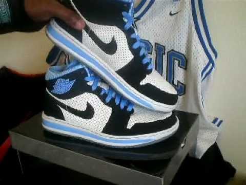 AIR JORDAN ALPHA 1 (UNIVERSITY BLUE) Black & White