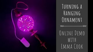 Woodturning Lighted Hanging Christmas Ornament Teaser Trailer