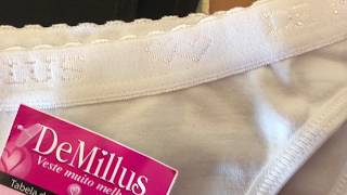 Calcinha Demillus Biquíni De Cotton Arazul 53052 - Le Lingerie