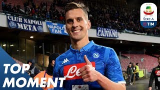 Milik Bags Victory For Napoli Napoli 2-1 Lazio Top Moment Serie A