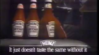 1990 Heinz Ketchup Tv Commercial
