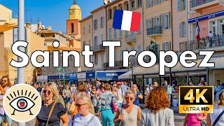 Saint-Tropez, Fransa Yürüyüş Turu Milyarderler Ve Dünyanın En Pahali Yatları Arasında