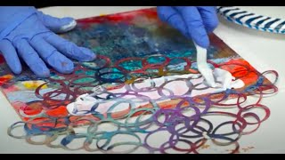 How To Use Stencils, Part 1 - Mixed Media Techniques