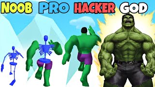 NOOB vs PRO vs HACKER vs GOD in SuperHero Pick 3D