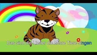 Almanca öğreniyorum 15 Çocuklar için Şarkılar Hayvanlar