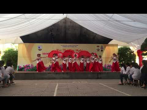MÚA THƯ PHÁP + GẤM 11A6_K59 |THPT THƯỜNG TÍN|