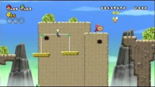 Lets Play New Super Mario Bros. Wii Part 16 Pingas