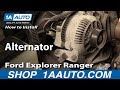 How To Install Replace Alternator Ford Explorer Ranger Truck Van Mazda 4.0L 94-05 1AAuto.com