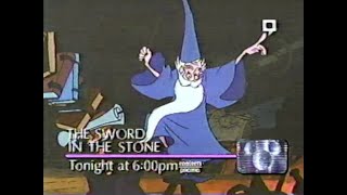 Sword in the Stone Disney Channel Commercial from 1989