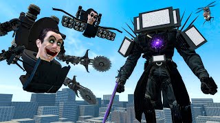 Titan Tv Man Vs New Flying G-Man Saw And All Others Skibidi Toilets In Garry's Mod!