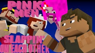 Minecraft Minigame - More Pink Men Slapping on Each Other!