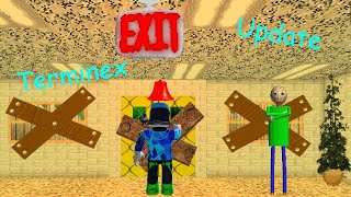 Baldi Trapped Me In His School Overnight Baldis Basics In Special Things Terminex Update Roblox