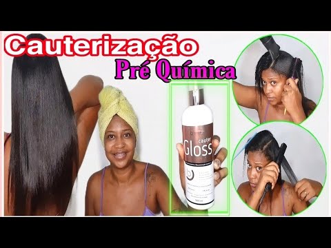 PRÉ QUIMICA CUIDADOS ANTES DO ALISAMENTO CAUTERIZAÇÃO CABELO COM QUEBRA PASSO A PASSO ROTINA CAPILAR