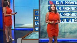 Zamira Mendoza - Wearing A Tight Hot Dress And High Heels And Beautiful