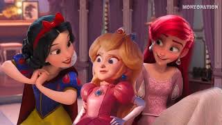 Peach meets Disney Princesses (Super Mario Bros Movie) - Can Peach pass the Princess test?