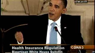 Obama and Cantor at Health Care Summit