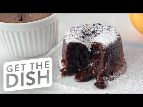 VIDEO : how to make chocolate molten lava cake | get the dish - get ready to give in to the dark side with this decadentget ready to give in to the dark side with this decadentmolten chocolate lava cake! while this seems hard to make, it' ...