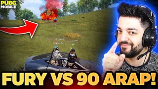 4 FURY VS 90 ARAP !! Pubg Mobile