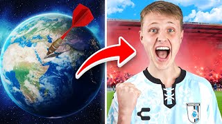 Throwing A Dart At A World Map And Watching Football Where It Lands
