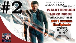 Quantum Break Walkthrough - HARD - All Collectibles ACT 1 Junction / TV Episode