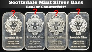 Fake Scottsdale Mint Silver Bars - Can You Tell The Difference Between Real & Counterfeit?