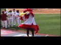 Cocky Dancing on the Dugout
