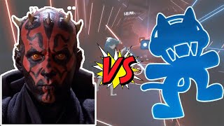Expert Plus Darth Maul Style in Mixed Reality Beat Saber! Au5 - Eden Monstercat Release Valve Index