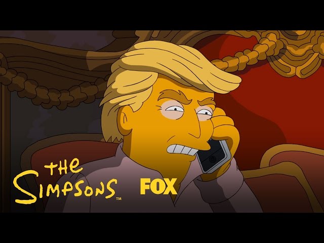 The Simpsons Choose Between Hillary And Trump - Video