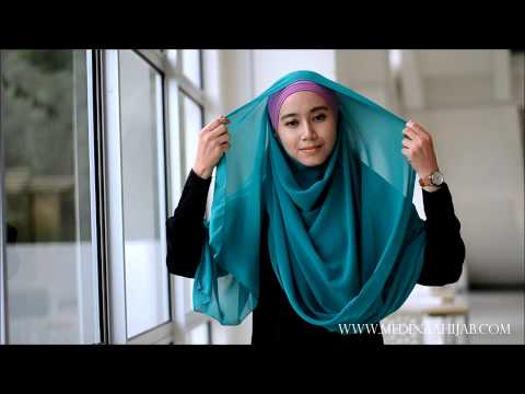 Wide Shawl Tutorial by Medinaa HIjab #2 - YouTube #VideoHijabTutorial