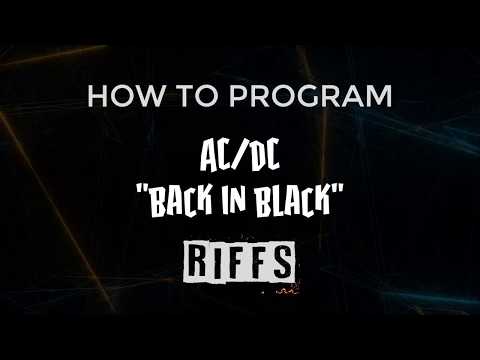 AC/DC Back In Black Riffs