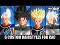 6 New Hairstyles for Cac (2018) | Dragon Ball Xenoverse 2 | Hairpacks by Diego4Fun