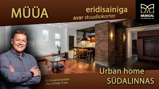 Müüa Stiilne Stuudiokorter Tallinna Südalinnas