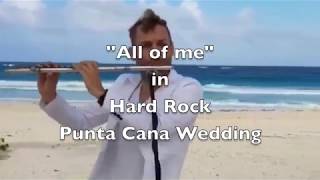 Wedding Flute Player Hard Rock Punta Cana